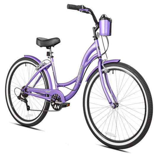 26" Bayside Women'S Cruiser Bicycle, Purple